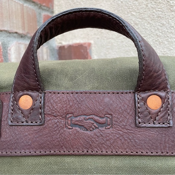 🆕 Mission Mercantile Leather Goods CAMPAIGN WAXED CANVAS BACKPACK | All Purpose - Picture 10 of 15